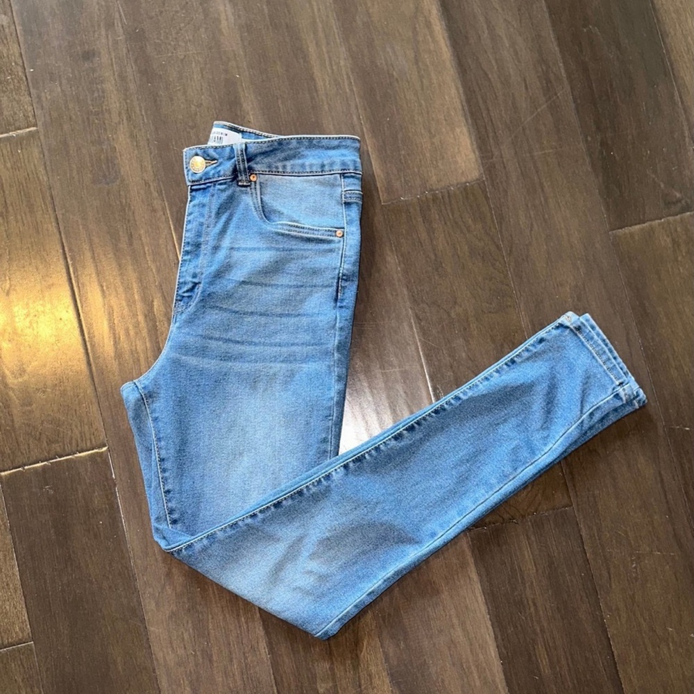 Refuge Miami High Rise Light Wash Skinny Jeans Size 7